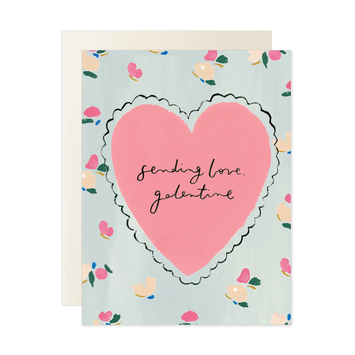 Sending Love Galentine Card